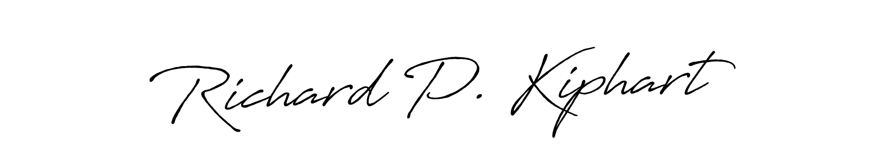 This is the best signature style for the Richard P. Kiphart name. Also you like these signature font (Antro_Vectra_Bolder). Mix name signature. Richard P. Kiphart signature style 7 images and pictures png