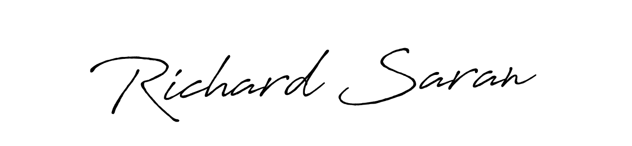 It looks lik you need a new signature style for name Richard Saran. Design unique handwritten (Antro_Vectra_Bolder) signature with our free signature maker in just a few clicks. Richard Saran signature style 7 images and pictures png