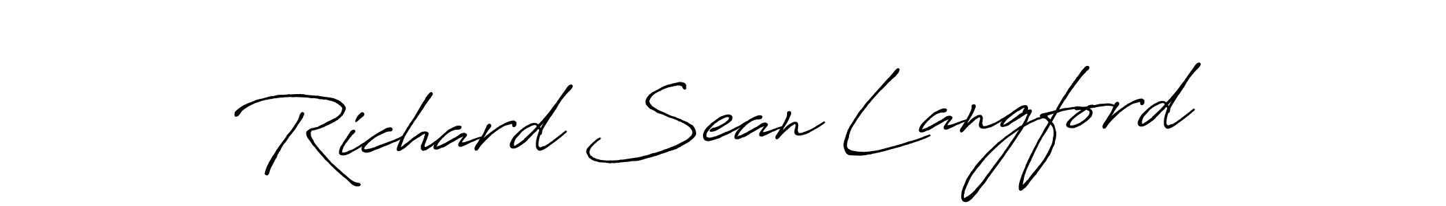 Once you've used our free online signature maker to create your best signature Antro_Vectra_Bolder style, it's time to enjoy all of the benefits that Richard Sean Langford name signing documents. Richard Sean Langford signature style 7 images and pictures png