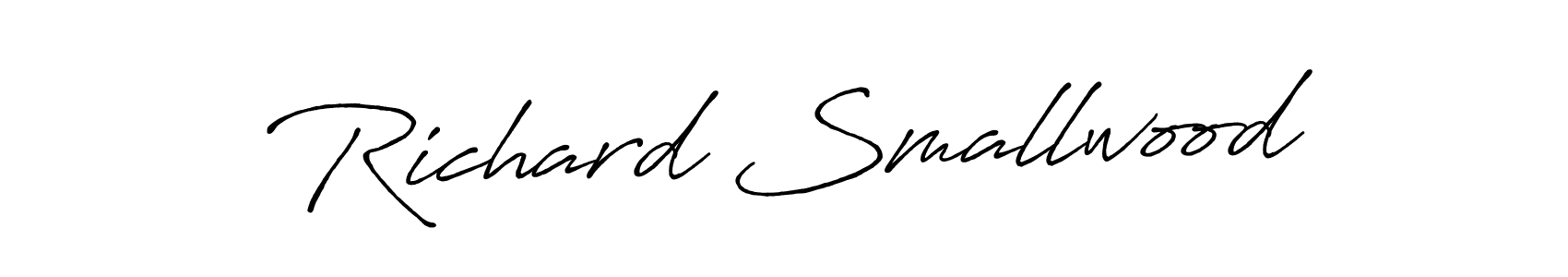 You should practise on your own different ways (Antro_Vectra_Bolder) to write your name (Richard Smallwood) in signature. don't let someone else do it for you. Richard Smallwood signature style 7 images and pictures png