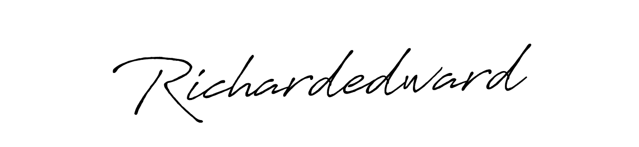 How to Draw Richardedward signature style? Antro_Vectra_Bolder is a latest design signature styles for name Richardedward. Richardedward signature style 7 images and pictures png
