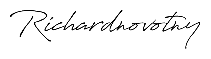The Antro_Vectra_Bolder handwriting style adds charm and authenticity to name Richardnovotny. A wonderful choice for personal thank-you notes. Richardnovotny signature style 7 images and pictures png