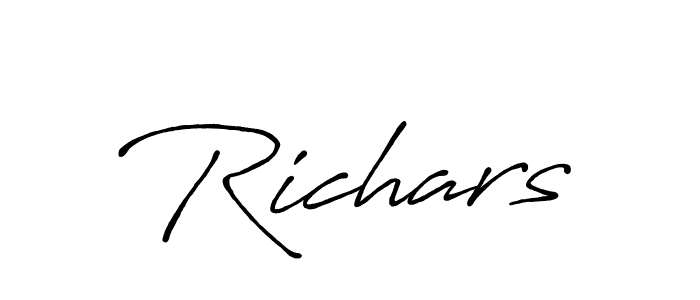 Antro_Vectra_Bolder is a professional signature style that is perfect for those who want to add a touch of class to their signature. It is also a great choice for those who want to make their signature more unique. Get Richars name to fancy signature for free. Richars signature style 7 images and pictures png