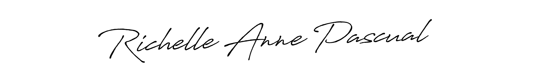 How to make Richelle Anne Pascual signature? Antro_Vectra_Bolder is a professional autograph style. Create handwritten signature for Richelle Anne Pascual name. Richelle Anne Pascual signature style 7 images and pictures png
