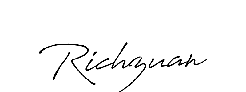 Once you've used our free online signature maker to create your best signature Antro_Vectra_Bolder style, it's time to enjoy all of the benefits that Richzuan name signing documents. Richzuan signature style 7 images and pictures png