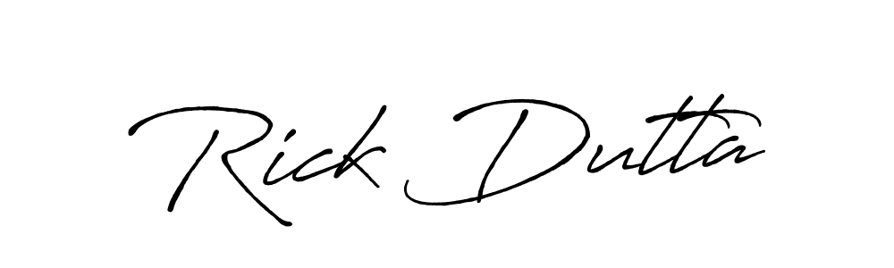 You can use this online signature creator to create a handwritten signature for the name Rick Dutta. This is the best online autograph maker. Rick Dutta signature style 7 images and pictures png