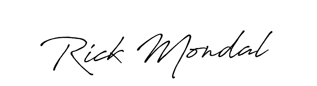 if you are searching for the best signature style for your name Rick Mondal. so please give up your signature search. here we have designed multiple signature styles  using Antro_Vectra_Bolder. Rick Mondal signature style 7 images and pictures png