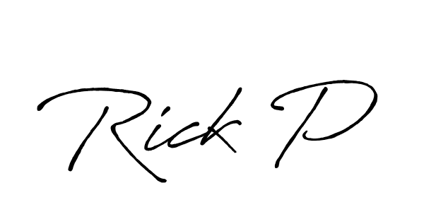 See photos of Rick P official signature by Spectra . Check more albums & portfolios. Read reviews & check more about Antro_Vectra_Bolder font. Rick P signature style 7 images and pictures png