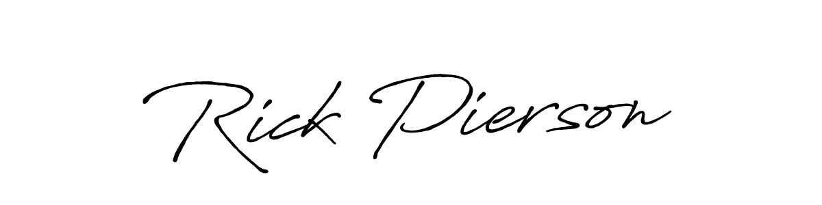 Make a beautiful signature design for name Rick Pierson. Use this online signature maker to create a handwritten signature for free. Rick Pierson signature style 7 images and pictures png