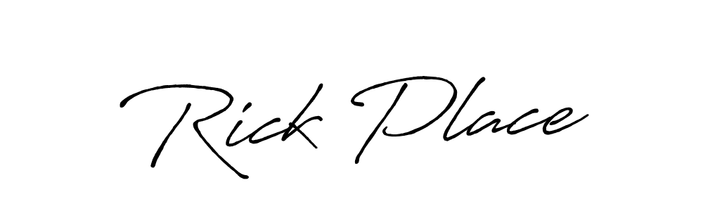 Check out images of Autograph of Rick Place name. Actor Rick Place Signature Style. Antro_Vectra_Bolder is a professional sign style online. Rick Place signature style 7 images and pictures png
