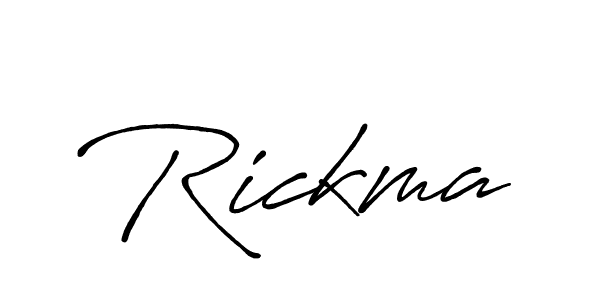 You should practise on your own different ways (Antro_Vectra_Bolder) to write your name (Rickma) in signature. don't let someone else do it for you. Rickma signature style 7 images and pictures png