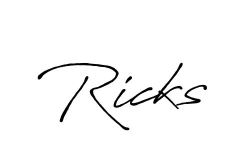 Make a beautiful signature design for name Ricks. Use this online signature maker to create a handwritten signature for free. Ricks signature style 7 images and pictures png