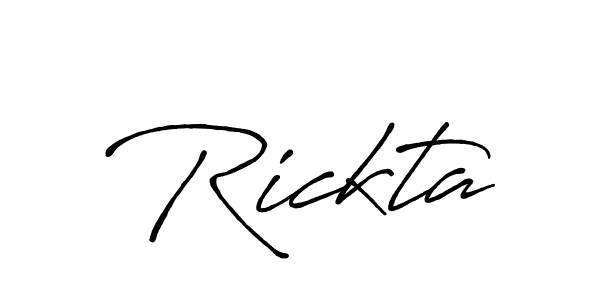 Make a beautiful signature design for name Rickta. Use this online signature maker to create a handwritten signature for free. Rickta signature style 7 images and pictures png