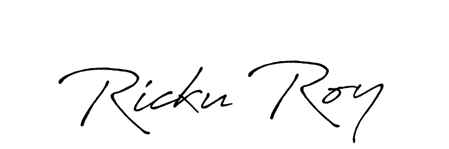 Make a short Ricku Roy signature style. Manage your documents anywhere anytime using Antro_Vectra_Bolder. Create and add eSignatures, submit forms, share and send files easily. Ricku Roy signature style 7 images and pictures png