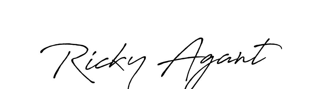 if you are searching for the best signature style for your name Ricky Agant. so please give up your signature search. here we have designed multiple signature styles  using Antro_Vectra_Bolder. Ricky Agant signature style 7 images and pictures png