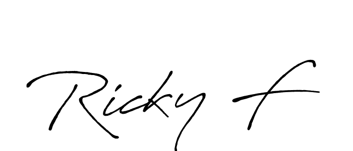 Make a short Ricky F signature style. Manage your documents anywhere anytime using Antro_Vectra_Bolder. Create and add eSignatures, submit forms, share and send files easily. Ricky F signature style 7 images and pictures png