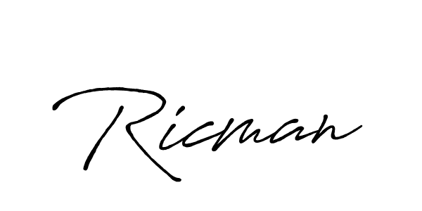 How to Draw Ricman signature style? Antro_Vectra_Bolder is a latest design signature styles for name Ricman. Ricman signature style 7 images and pictures png