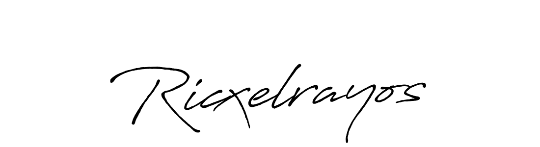 Similarly Antro_Vectra_Bolder is the best handwritten signature design. Signature creator online .You can use it as an online autograph creator for name Ricxelrayos. Ricxelrayos signature style 7 images and pictures png