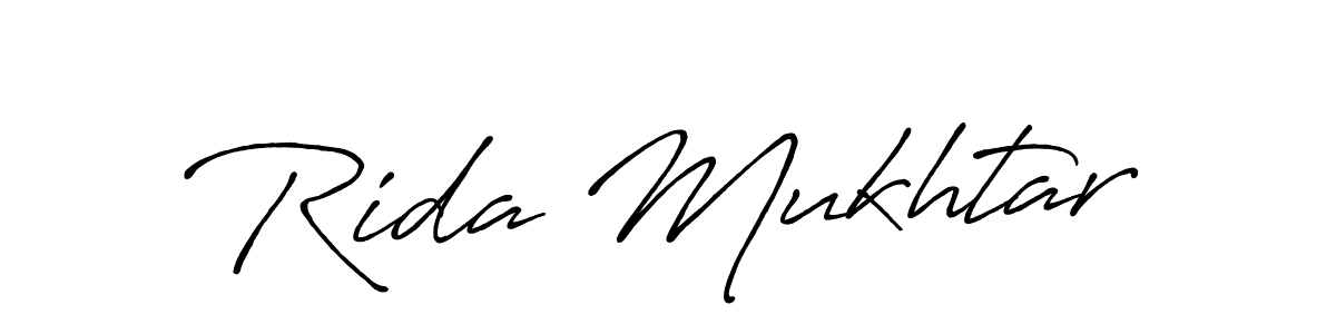 Here are the top 10 professional signature styles for the name Rida Mukhtar. These are the best autograph styles you can use for your name. Rida Mukhtar signature style 7 images and pictures png