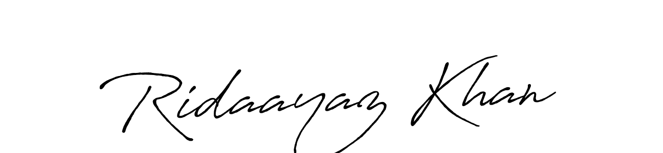 You can use this online signature creator to create a handwritten signature for the name Ridaayaz Khan. This is the best online autograph maker. Ridaayaz Khan signature style 7 images and pictures png