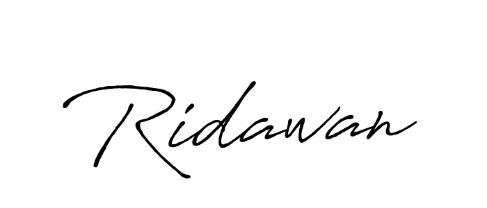 Design your own signature with our free online signature maker. With this signature software, you can create a handwritten (Antro_Vectra_Bolder) signature for name Ridawan. Ridawan signature style 7 images and pictures png