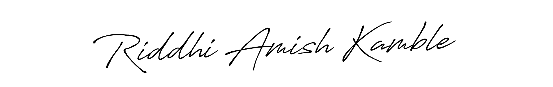 Once you've used our free online signature maker to create your best signature Antro_Vectra_Bolder style, it's time to enjoy all of the benefits that Riddhi Amish Kamble name signing documents. Riddhi Amish Kamble signature style 7 images and pictures png