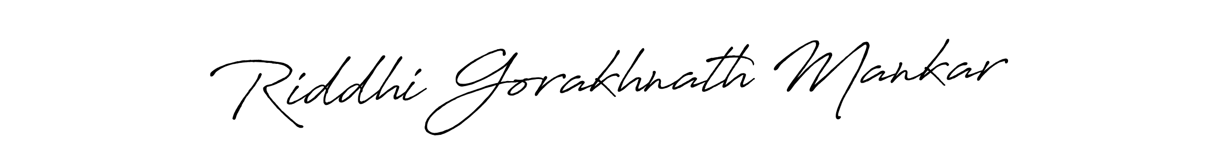 if you are searching for the best signature style for your name Riddhi Gorakhnath Mankar. so please give up your signature search. here we have designed multiple signature styles  using Antro_Vectra_Bolder. Riddhi Gorakhnath Mankar signature style 7 images and pictures png