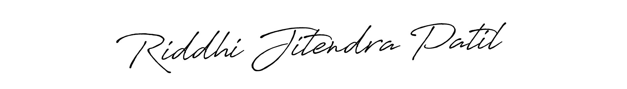 It looks lik you need a new signature style for name Riddhi Jitendra Patil. Design unique handwritten (Antro_Vectra_Bolder) signature with our free signature maker in just a few clicks. Riddhi Jitendra Patil signature style 7 images and pictures png