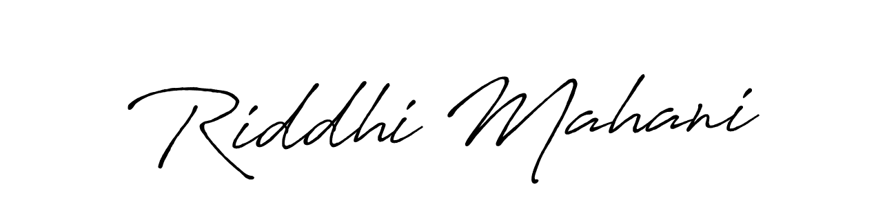 Also You can easily find your signature by using the search form. We will create Riddhi Mahani name handwritten signature images for you free of cost using Antro_Vectra_Bolder sign style. Riddhi Mahani signature style 7 images and pictures png