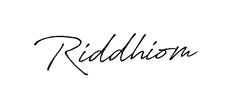 Make a short Riddhiom signature style. Manage your documents anywhere anytime using Antro_Vectra_Bolder. Create and add eSignatures, submit forms, share and send files easily. Riddhiom signature style 7 images and pictures png