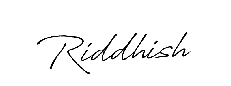 Make a beautiful signature design for name Riddhish. Use this online signature maker to create a handwritten signature for free. Riddhish signature style 7 images and pictures png