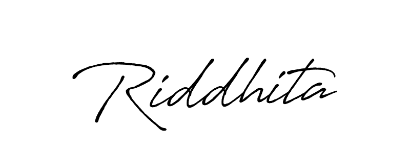 Antro_Vectra_Bolder is a professional signature style that is perfect for those who want to add a touch of class to their signature. It is also a great choice for those who want to make their signature more unique. Get Riddhita name to fancy signature for free. Riddhita signature style 7 images and pictures png