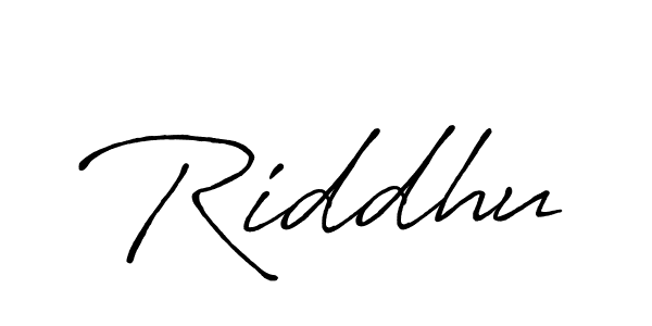 Once you've used our free online signature maker to create your best signature Antro_Vectra_Bolder style, it's time to enjoy all of the benefits that Riddhu name signing documents. Riddhu signature style 7 images and pictures png