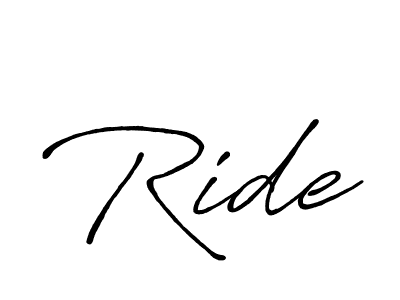 It looks lik you need a new signature style for name Ride. Design unique handwritten (Antro_Vectra_Bolder) signature with our free signature maker in just a few clicks. Ride signature style 7 images and pictures png