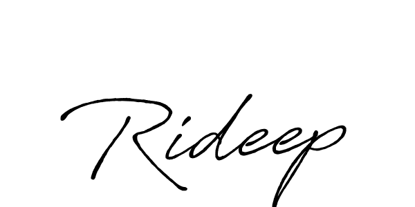 if you are searching for the best signature style for your name Rideep. so please give up your signature search. here we have designed multiple signature styles  using Antro_Vectra_Bolder. Rideep signature style 7 images and pictures png