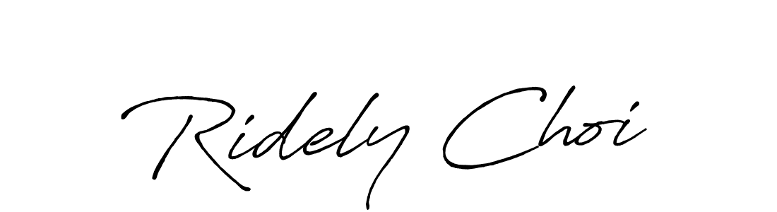 if you are searching for the best signature style for your name Ridely Choi. so please give up your signature search. here we have designed multiple signature styles  using Antro_Vectra_Bolder. Ridely Choi signature style 7 images and pictures png