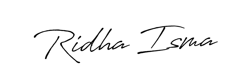 This is the best signature style for the Ridha Isma name. Also you like these signature font (Antro_Vectra_Bolder). Mix name signature. Ridha Isma signature style 7 images and pictures png