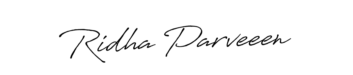 Here are the top 10 professional signature styles for the name Ridha Parveeen. These are the best autograph styles you can use for your name. Ridha Parveeen signature style 7 images and pictures png