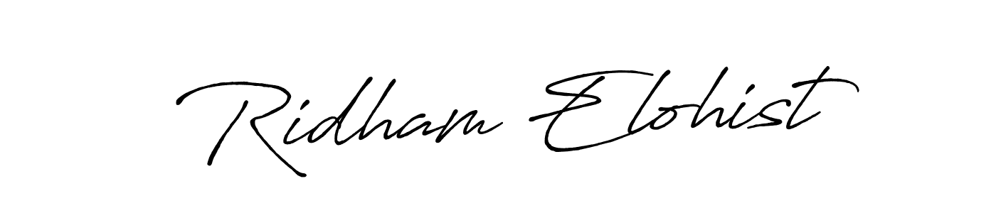 Make a short Ridham Elohist signature style. Manage your documents anywhere anytime using Antro_Vectra_Bolder. Create and add eSignatures, submit forms, share and send files easily. Ridham Elohist signature style 7 images and pictures png