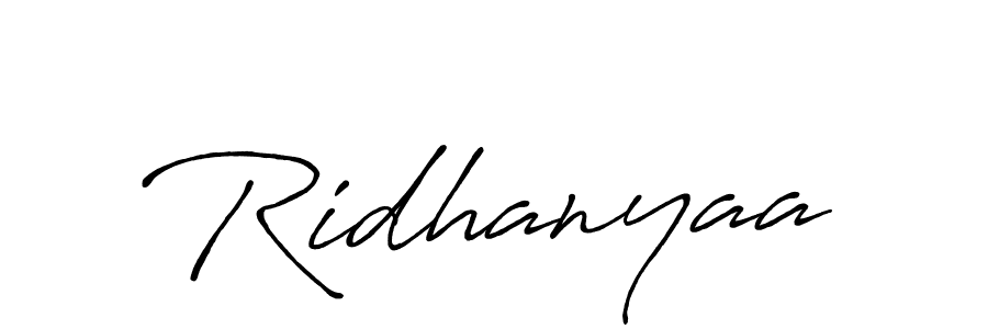 The best way (Antro_Vectra_Bolder) to make a short signature is to pick only two or three words in your name. The name Ridhanyaa include a total of six letters. For converting this name. Ridhanyaa signature style 7 images and pictures png