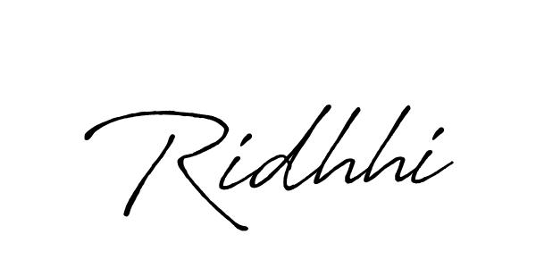 It looks lik you need a new signature style for name Ridhhi. Design unique handwritten (Antro_Vectra_Bolder) signature with our free signature maker in just a few clicks. Ridhhi signature style 7 images and pictures png