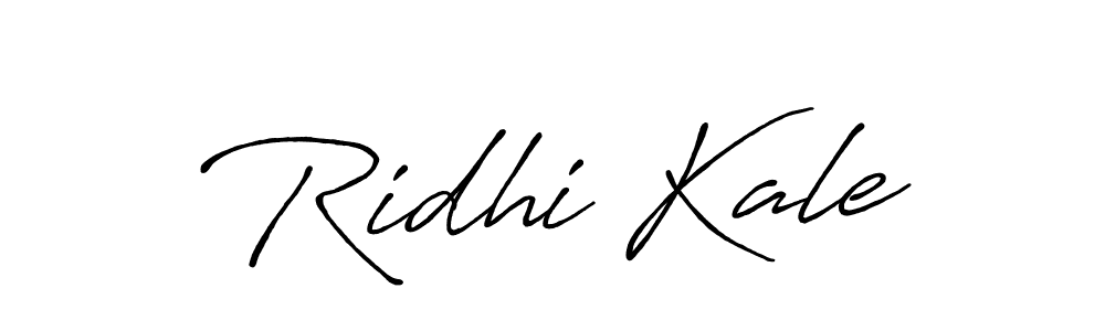 Also we have Ridhi Kale name is the best signature style. Create professional handwritten signature collection using Antro_Vectra_Bolder autograph style. Ridhi Kale signature style 7 images and pictures png