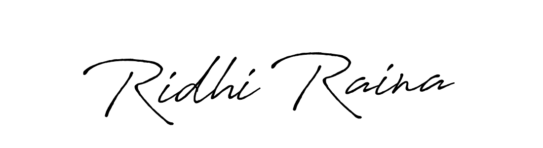 How to Draw Ridhi Raina signature style? Antro_Vectra_Bolder is a latest design signature styles for name Ridhi Raina. Ridhi Raina signature style 7 images and pictures png