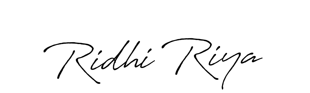 Also You can easily find your signature by using the search form. We will create Ridhi Riya name handwritten signature images for you free of cost using Antro_Vectra_Bolder sign style. Ridhi Riya signature style 7 images and pictures png