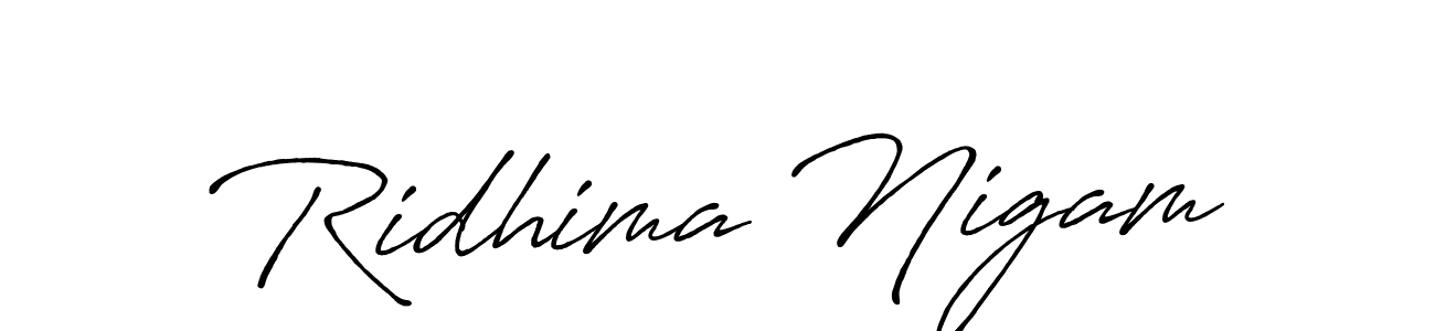 See photos of Ridhima Nigam official signature by Spectra . Check more albums & portfolios. Read reviews & check more about Antro_Vectra_Bolder font. Ridhima Nigam signature style 7 images and pictures png