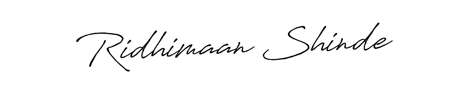 How to Draw Ridhimaan Shinde signature style? Antro_Vectra_Bolder is a latest design signature styles for name Ridhimaan Shinde. Ridhimaan Shinde signature style 7 images and pictures png