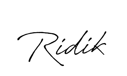 Antro_Vectra_Bolder is a professional signature style that is perfect for those who want to add a touch of class to their signature. It is also a great choice for those who want to make their signature more unique. Get Ridik name to fancy signature for free. Ridik signature style 7 images and pictures png