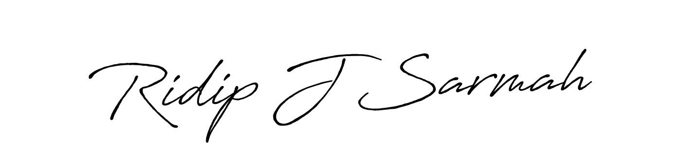 Use a signature maker to create a handwritten signature online. With this signature software, you can design (Antro_Vectra_Bolder) your own signature for name Ridip J Sarmah. Ridip J Sarmah signature style 7 images and pictures png
