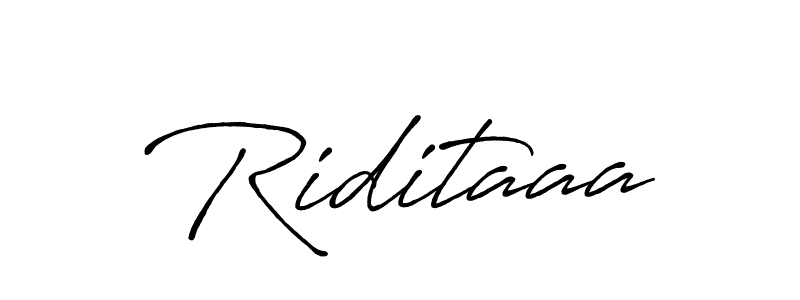 You can use this online signature creator to create a handwritten signature for the name Riditaaa. This is the best online autograph maker. Riditaaa signature style 7 images and pictures png