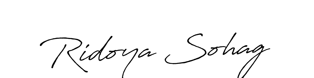 It looks lik you need a new signature style for name Ridoya Sohag. Design unique handwritten (Antro_Vectra_Bolder) signature with our free signature maker in just a few clicks. Ridoya Sohag signature style 7 images and pictures png